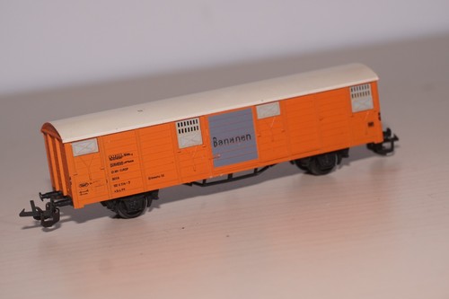 H5/1] BTTB Spur TT 4151 Güterwagen gedeckt "Bananen" orange guter Zustand !! | Condition: Gebraucht