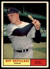 1961 Topps #128 Rip Repulski Excellent Red Sox            ID:191649