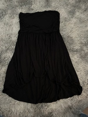 Women s Mine Strapless High Low Dress Size M Black