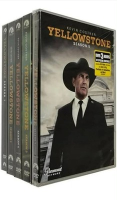 YELLOWSTONEthe Complete Series 1-5 Seasons DVD. Brand New! frees shipping.