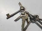 Vintage antique original Corbin Skeleton and flat key lot of 9 keys — photo 3