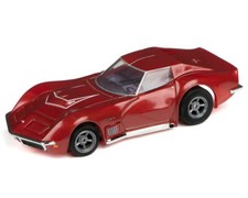 AFX Racing 22038 1971 LT1 Corvette Red Metallic Mega G HO Scale Slot Car