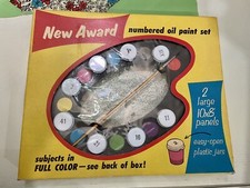 New Award Numbered Oil Paint Set, The Art Award Company, Proud Dogs