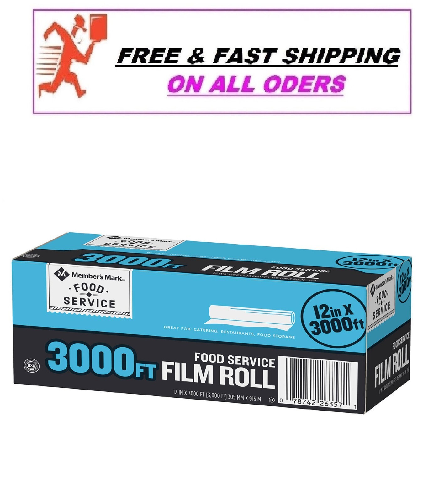 Member's Mark Foodservice Film (12" x 3,000') eBay