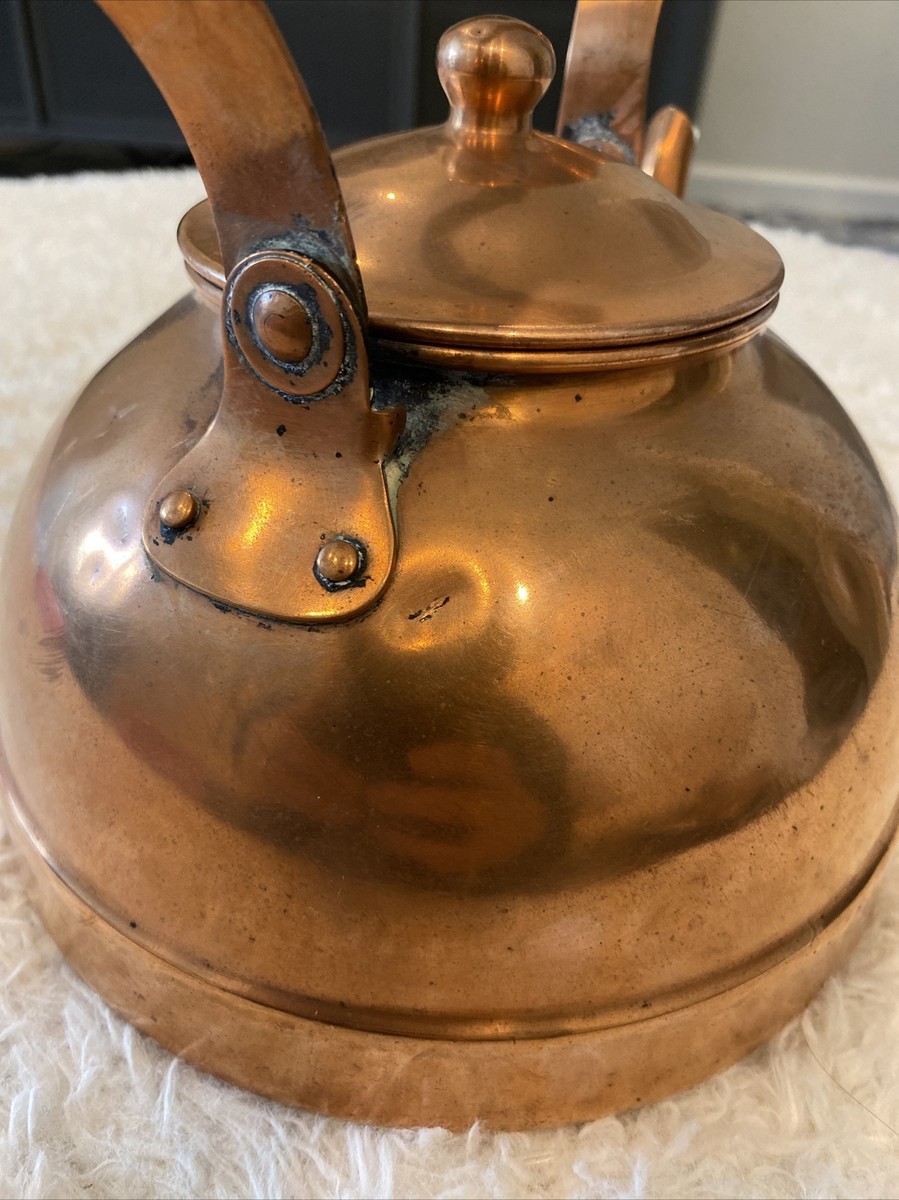 TAGUS COPPER KETTLE ポルトガル製 VTG Antique Tagus R.52 Copper Kettle Tea Pot Made in Portugal