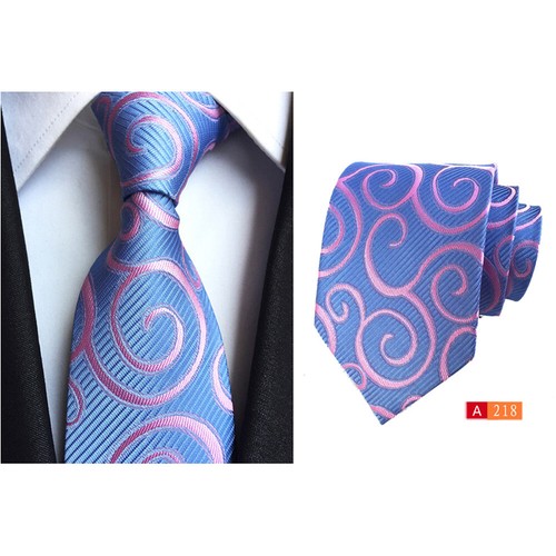 Men 8cm Wide Business Party Wedding Neckties Flowers Floral Paisley Stripe Tie - Picture 12 of 32
