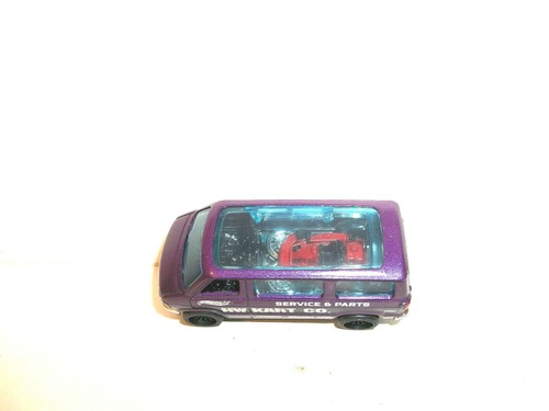 LOOSE 2022 HOT WHEELS 1:64 PURPLE 1994 DODGE VAN WHEEL SWAP REAL RIDERS - 第 9/10 張圖片