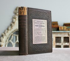 Rare Antique Old Book Western Empire 1856 1st...