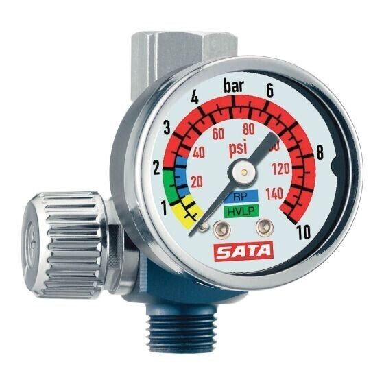 SATA 27771 HVLP Spray Gun Air Regulator With Gauge eBay