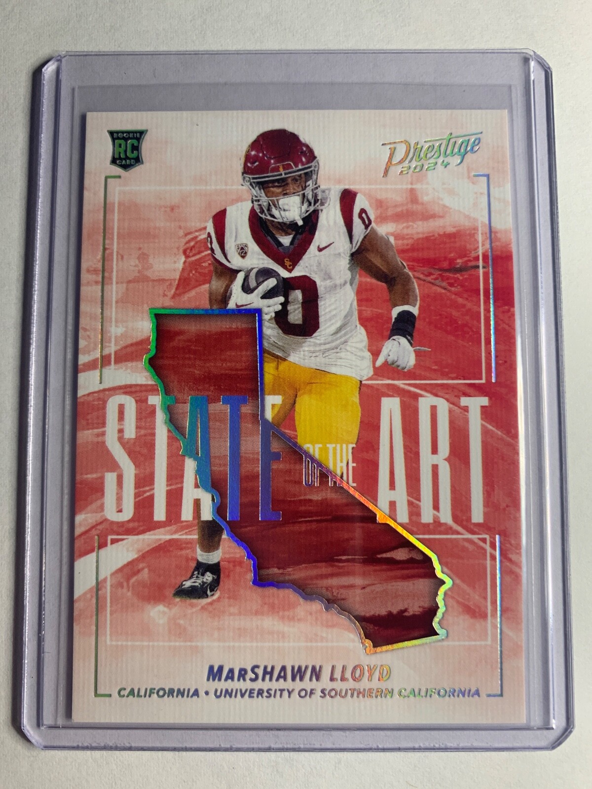 2024 Panini Prestige State Of The Art Marshawn Lloyd Case Hit Packers SSP RC
