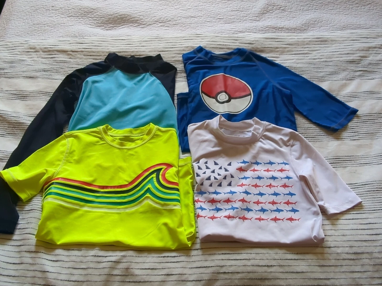 Lot of 4 Boys Clothing Size Medium - Gymboree Cat & Jack Gap Rash Guard