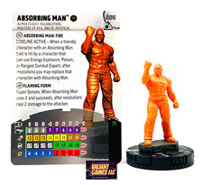 Marvel Heroclix Absorbing Man 007d w/ Card Smash and Destroy Set