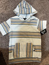 Art Class Kids Striped Hoodie Shirt Size 6-7 NWT