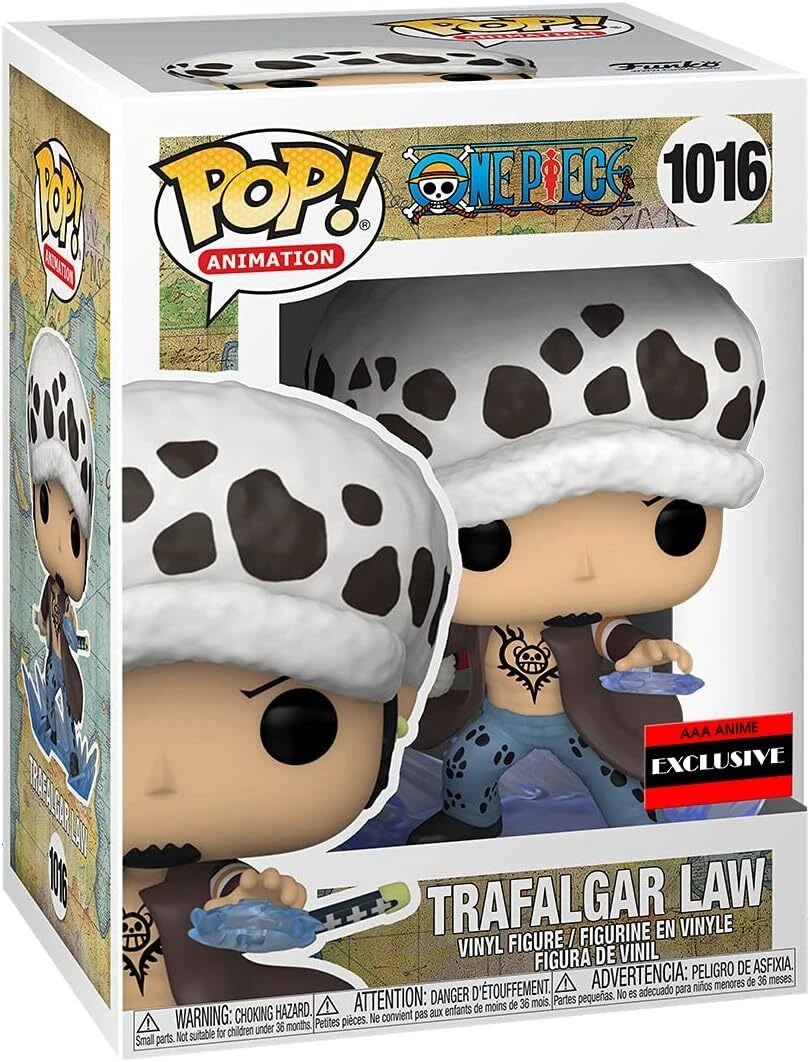 Funko Pop! Anime: One Piece - Trafalgar D. Law Room AAA Anime Exclusive  Vinyl Fi