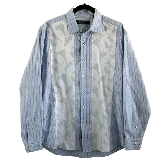 Nat Nast Long Sleeve Dress Shirts for Men