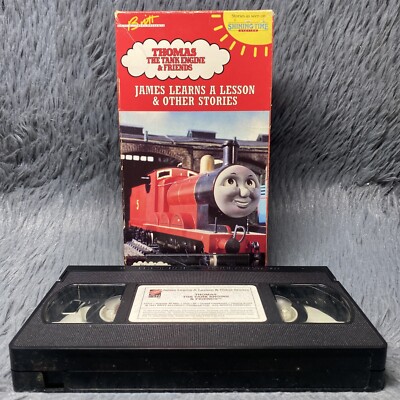 Thomas the Tank Engine & Friends James Learns a Lesson VHS Tape 1985 Train Show