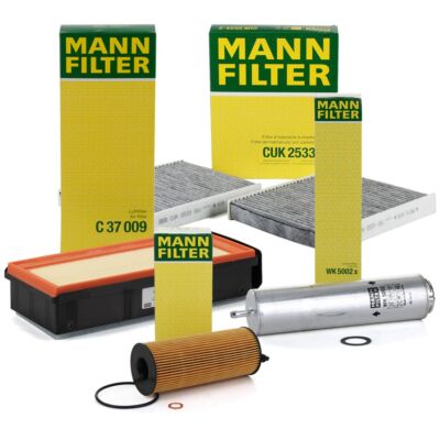 MANN Filterset 4-tlg für BMW 5er F10 F11 M550d xDrive 7er F01-04 750d xDrive N57