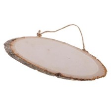 Natural Wood Trunk Oval Large Tree  Slice Wedding Tray Slices Rustic Decorative