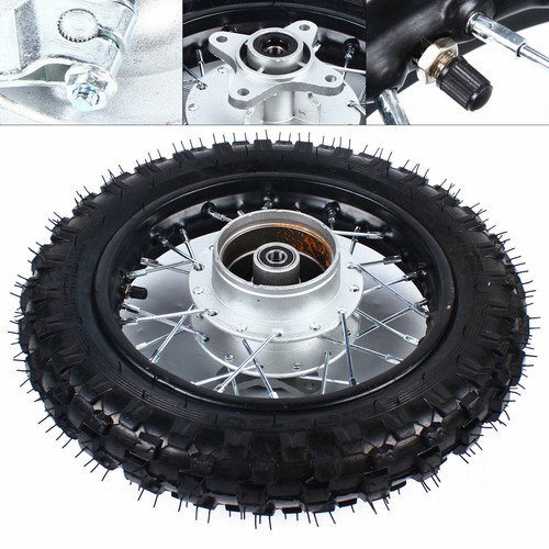 10" Rear Wheel Rim Tire 2.50-10 & Drum Brake For Pit bike CRF50 DRZ70 XR50 Black - Picture 14 of 14