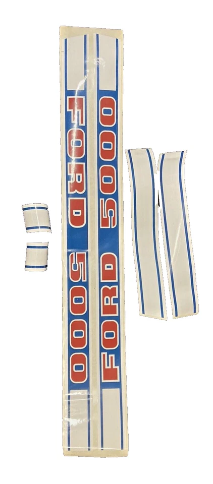 Juego de calcomanías para capó de tractor KIT F504HB para Ford New Holland 5000 (1968 en adelante) Foto 4 de 4