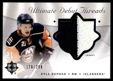 2008-09 Upper Deck Ultimate Collection Debut Threads Kyle Okposo 176/200 New