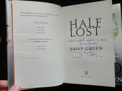 SIGNED; SALLY GREEN - Half Bad Trilogy (Bad Wild Lost) 2014-2016, First Editions - Picture 8 of 23