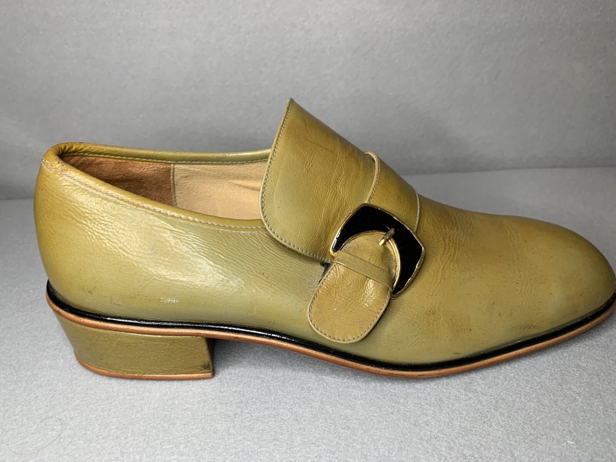 VOLARE Carlo Leoni Shoes Italian Leather Men Sz 8 M Vtg Italian retro loafers Mens Volare Loafers Italian Made Designed by Carlo Leoni - Etsy main image 2