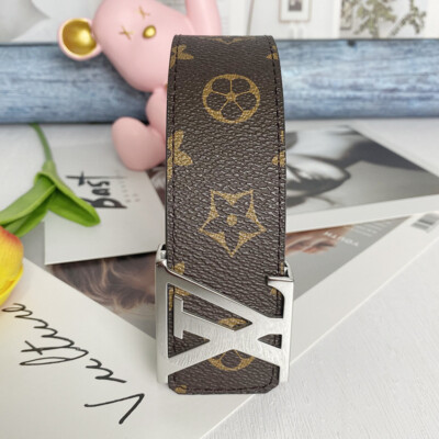 Versatile men's business smooth buckle fashionable and minimalist denim belt