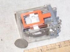 NEW SCHRACK RM 202024 2 POLE DPDT 24V DC COIL 16 A AMP VAC CONTACTS POWER RELAY