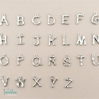20mm Letter Polished Stainless Steel Pendant Initial Pendant