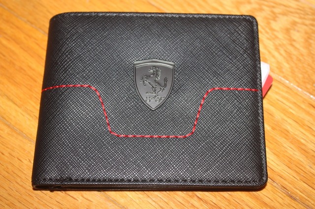 puma ferrari wallet black