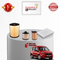 Wartungskit 4 Filter Ford Tourneo Connect Ii 1.5 Tdci 55KW 75PS Ab 2015