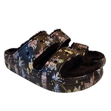 Crocs Harry Potter Vera Bradley Wizarding Cozzzzy Slides Lined Womens 11 Mens 9