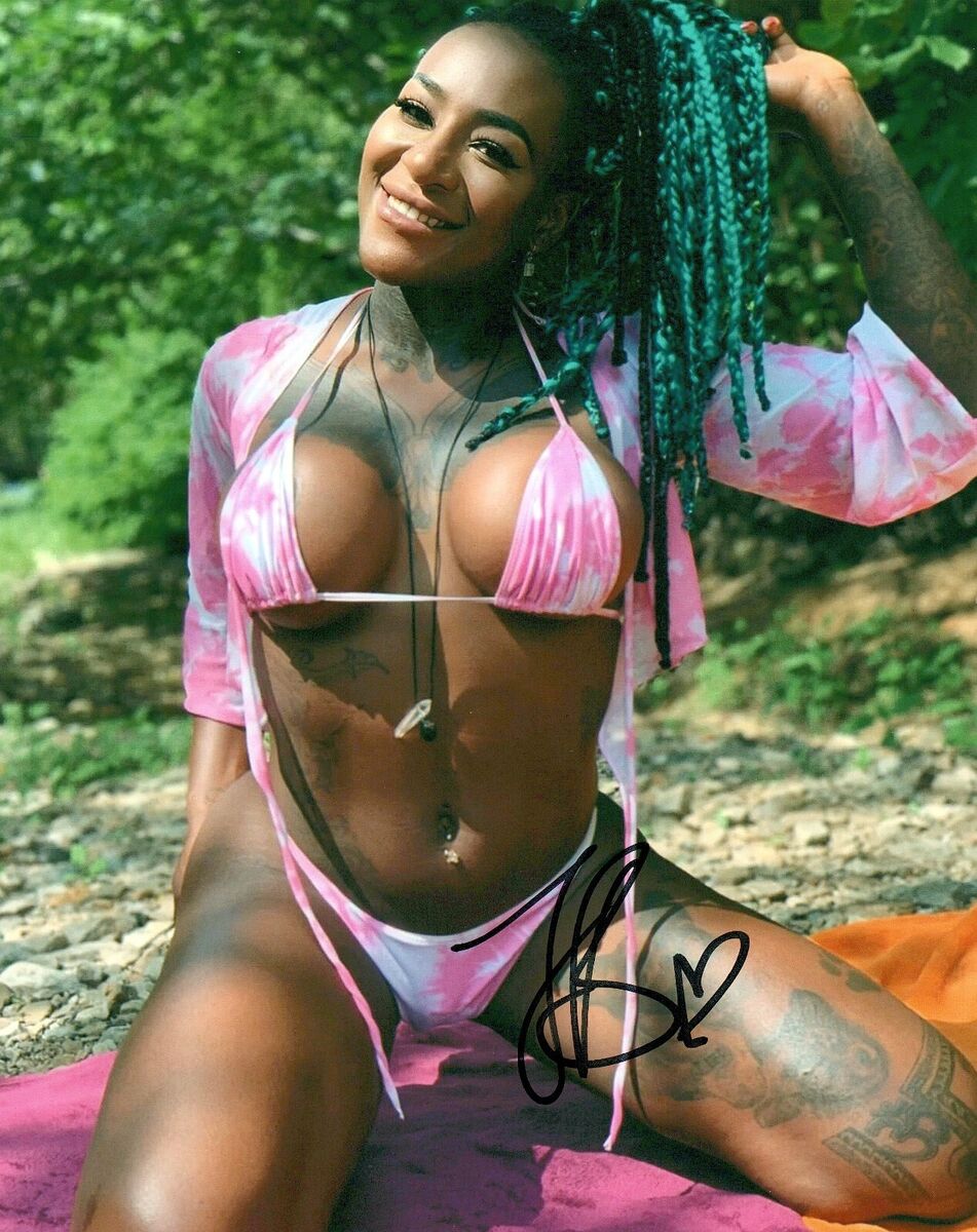 Josy Black Pornhub Only Fans Adult Porn Model Signed 8x10 Photo COA Proof 1 eBay image