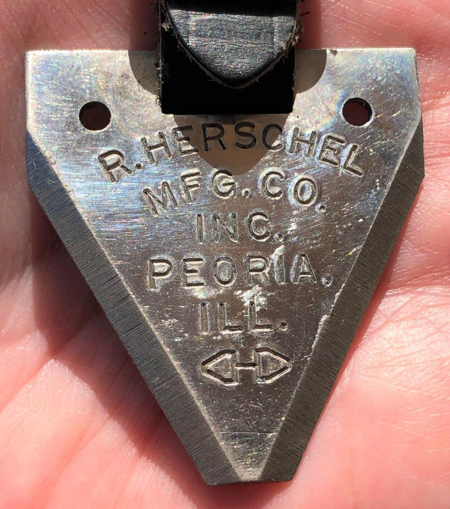 VINTAGE R. HERSCHEL MFG. CO. INC PEORIA ILL. WATCH FOB eBay