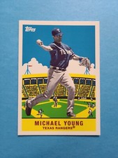 MICHAEL YOUNG 2007 TOPPS FLASHBACK FRIDAYS BASEBALL CARD # FF17 G3999