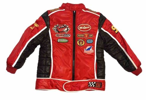 Cars Lightning McQueen Youth Winter Jacket Size 5/6 Piston Cup DISNEY Store - Afbeelding 1 van 12