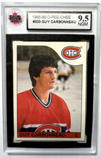 1985-86 O-Pee-Chee #233 Guy Carbonneau | KSA GRADED MINT 9.5