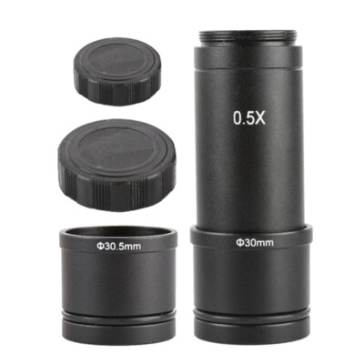 0.5X C Mount Microscope Adapter CCD Camera Eyepiece Lens for Trinocular Camera
