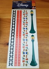 Disney Theme Park Border Sheet Scrapbook Stickers - One Sheet Sandylion Sealed