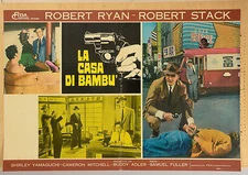 FOTOBUSTA 1, LA CASA DI BAMBU' House of Bamboo SAMUEL FULLER, STACK, POLIZIESCO