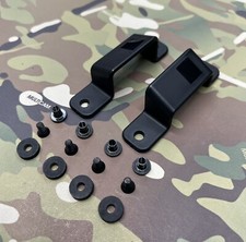 Black Injection Molded Canted Design Belt Loops for 1.5" Belts