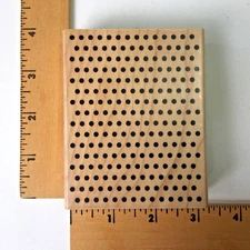 Savvy Rubber Stamp - Lg.  Med. Dot Background 878I - NEW