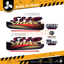 Decalcomania Adesivi Motore Fuoribordo Yamaha 250 cv V MAX SHO VF250 FourStroke