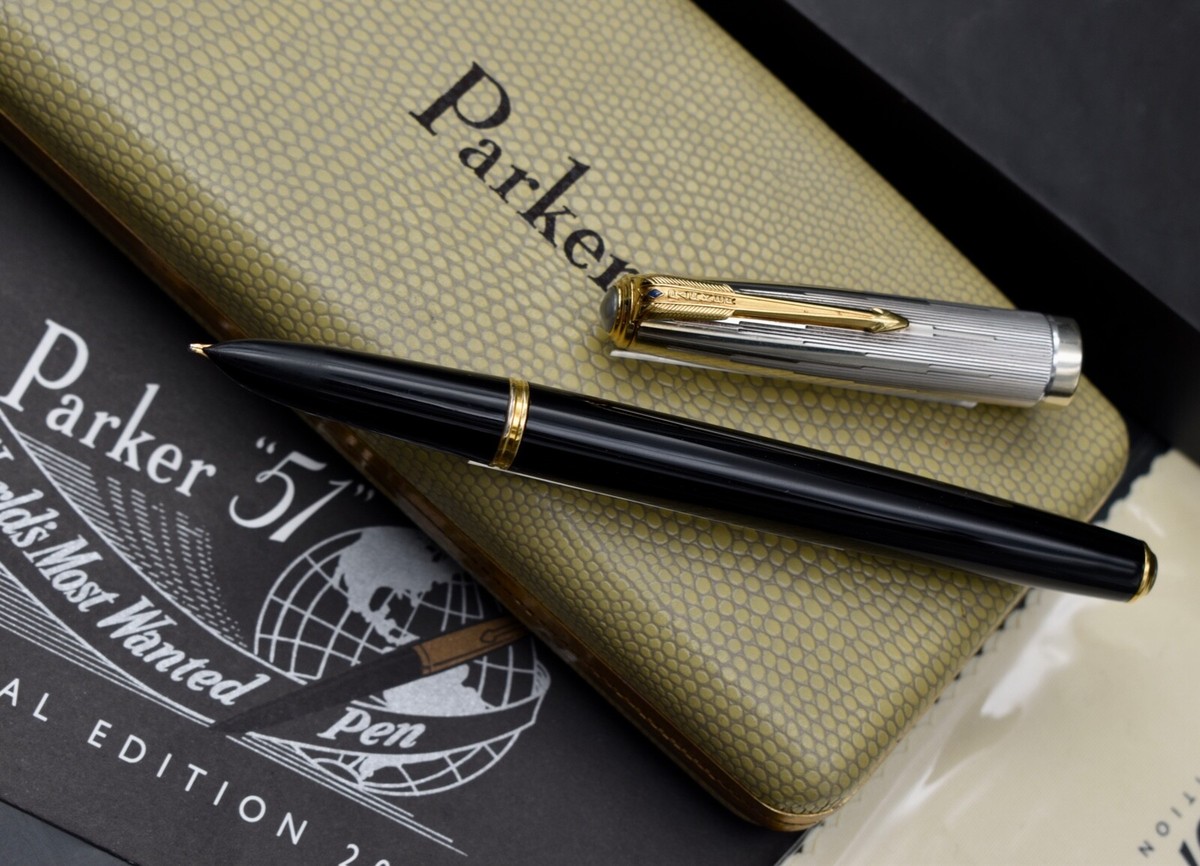 PARKER 2002 Parker 51 Black Special Edition Empire State Cap