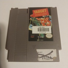 Target Renegade Nintendo NES Video Game Tested Working