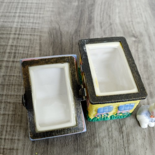 Baratija de porcelana con bisagras para café de zanahoria con conejo - Imagen 7 de 11