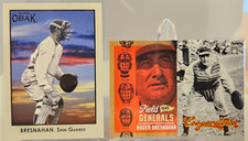 (2) Card Lot ROGER BRESNAHAN 2012 Cooperstown Field Generals 2011 OBAK #34