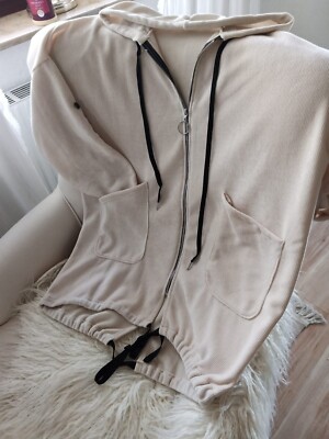 TREDY, Made in Italy, Jacke, Strickjacke, Creme, Beige, Gr.1, 38,40,42,44, NEU