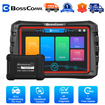 BossComm IFIX980 OBD2 Scanner Diagnostic Bidirectional Full System Scan IMMO SAS